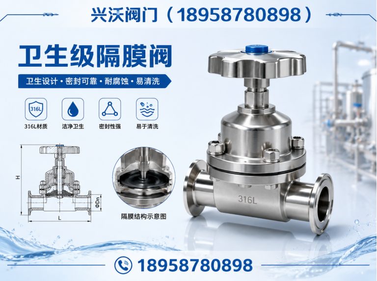 瓯海区卫生级隔膜阀展示图